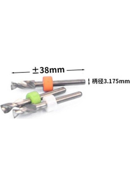 Mikro Karbür Pcb Matkap Ucu Metal Cnc Sondaj 10LU Set 4.1-5.0mm