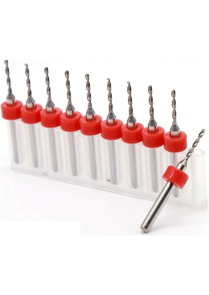 Mikro Karbür Pcb Matkap Ucu Metal Cnc Sondaj 10LU Set 2.65MM