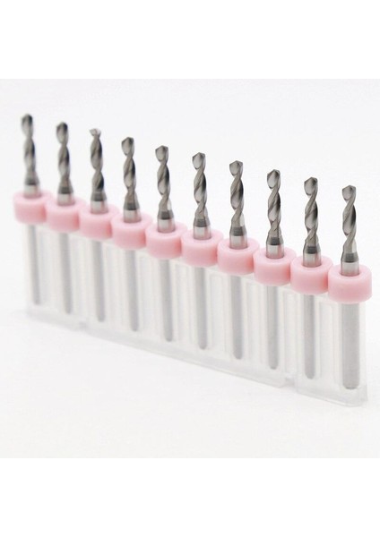 Mikro Karbür Pcb Matkap Ucu Metal Cnc Sondaj 10LU Set 2.35MM fiyatları