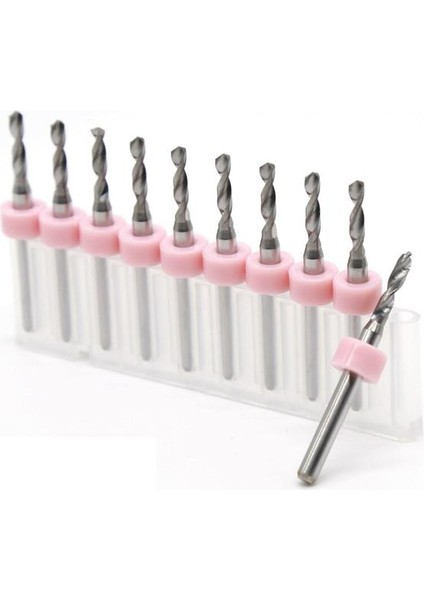 Mikro Karbür Pcb Matkap Ucu Metal Cnc Sondaj 10LU Set 2.35MM fırsatları