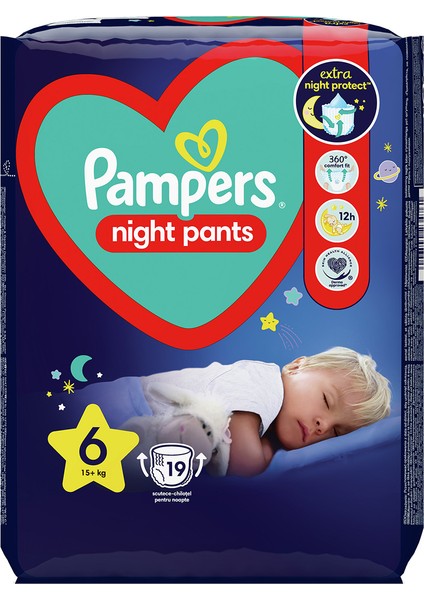Gece Külot Bezi İkiz Paket S6 19'lu