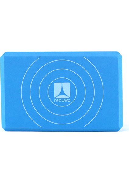 TPE Yoga Bloğu Mavi, Ekstra Konforlu Destek, Blue TPE Yoga Block, Non-Slip