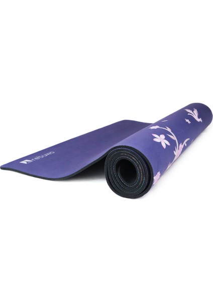 Kaydırmaz 5mm Süet Çocuk Doğal Kauçuk Yoga Mat Pilates Matı Mor 136 X 62 cm