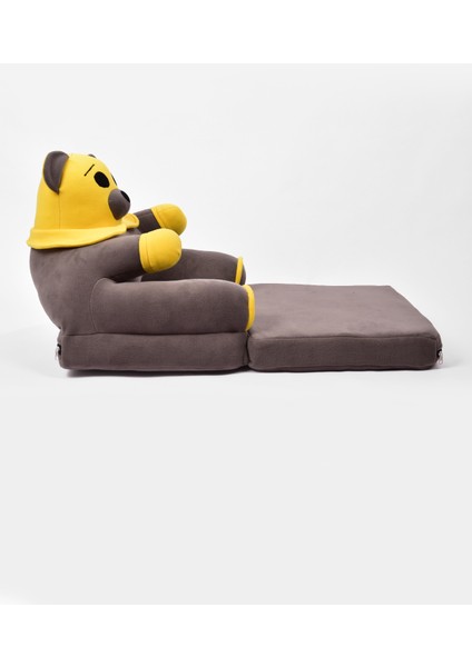 Anti Bakteriyel Portatif Katlanabilir Sünger Çocuk Koltuğu - Panda, Ayicik Koltuk Gri Sari-white fiyatları