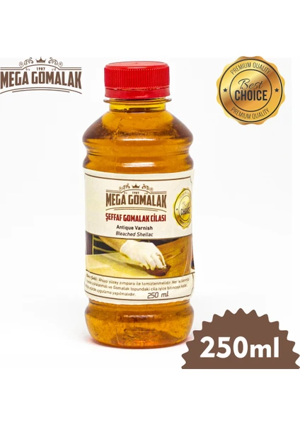 Mega Gomalak Şeffaf Gomalak 250 ml