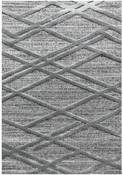 Modern Dekoratif yumuşak Bukleli kabartmalı Geometrik 3D Gri Oturma odası Salon Halısı