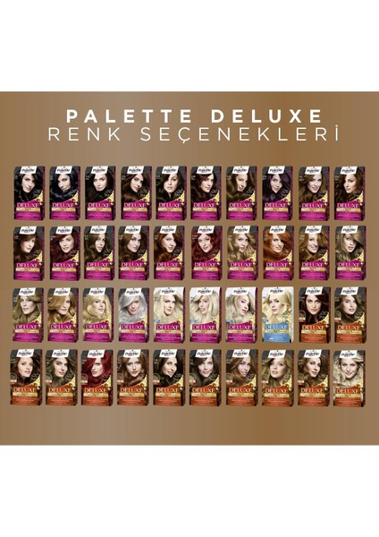 Palette Deluxe Saç Boyası 4-65 Büyüleyici Kahve x 3 Adet + Saç Açıcı Tarak