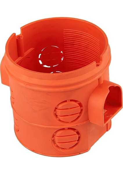 Geçmeli Plastik Derin Kasa Kapaksız Oranj Halojen Free 10 Adet
