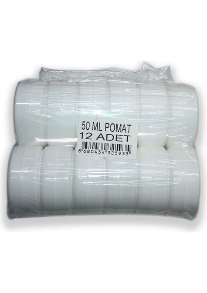 Pomat Kutusu 50CC 12 Adet