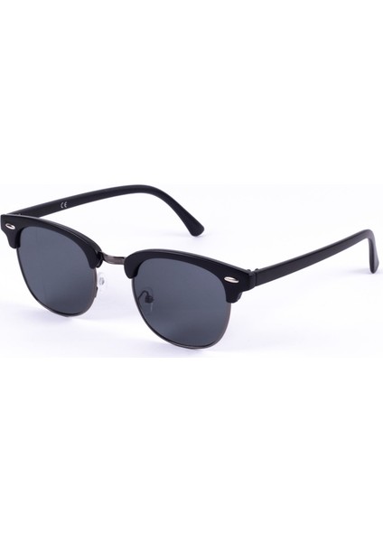RB Clubmaster Unisex Güneş Gözlüğü (Siyah)