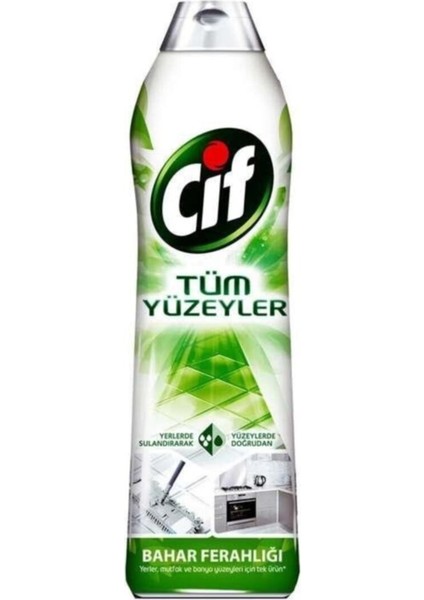 Tüm Yüzeyler Jel Bahar Ferahlığı 750 ml x 3