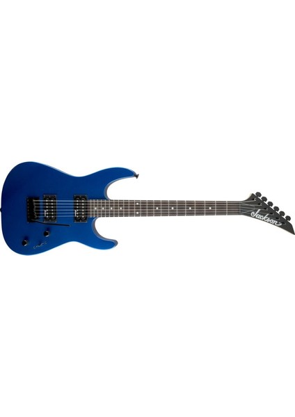 JS11 Dinky 2-Point Tremolo Amaranth Klavye Metallic Blue Elektro Gitar