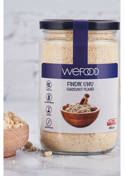 Fındık Unu Glütensiz Vegan Katkısız 250 gr