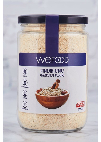 Fındık Unu Glütensiz Vegan Katkısız 250 gr