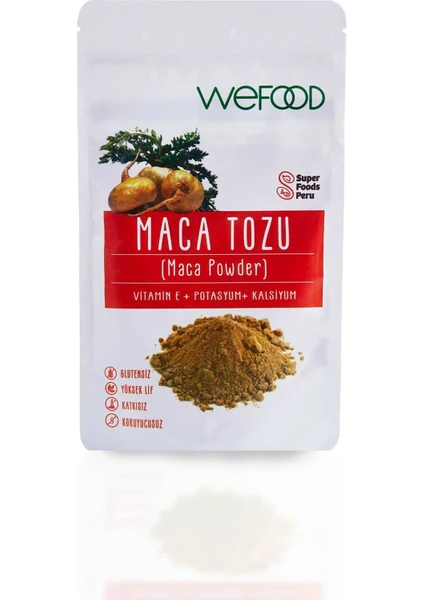 Organik Glütensiz Vegan Katkısız Maca Tozu 100 gr