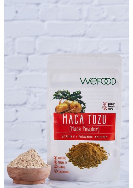 Organik Glütensiz Vegan Katkısız Maca Tozu 100 gr