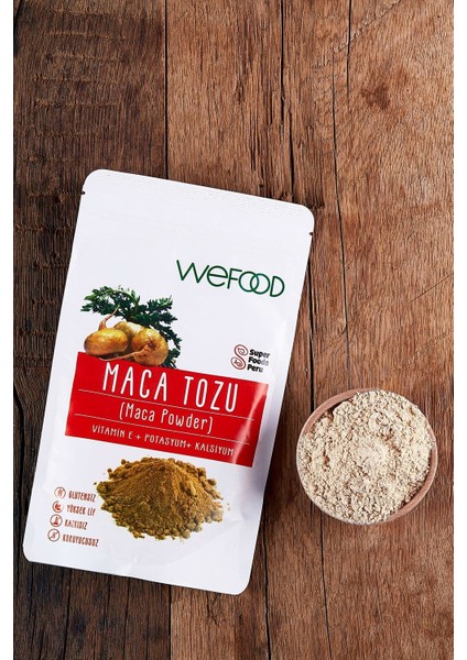 Organik Glütensiz Vegan Katkısız Maca Tozu 100 gr