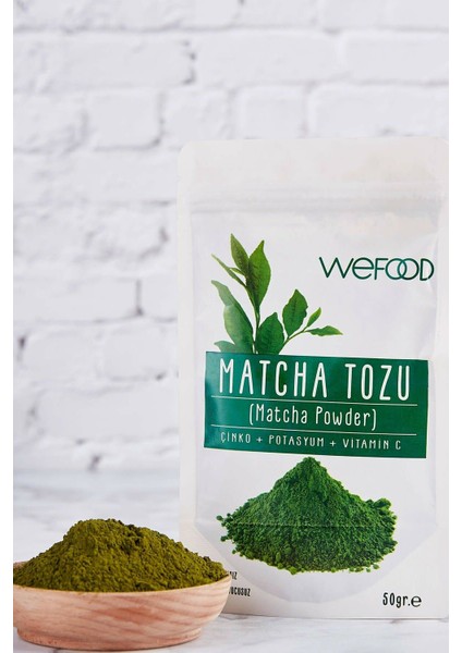 Matcha Tozu Glütensiz Vegan Katkısız 50 gr