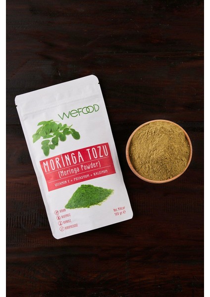 Glütensiz Vegan Katkısız Moringa Tozu 100 gr