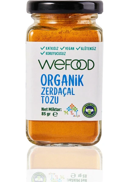 Organik Glütensiz Vegan Katkısız Zerdeçal Tozu 85 gr