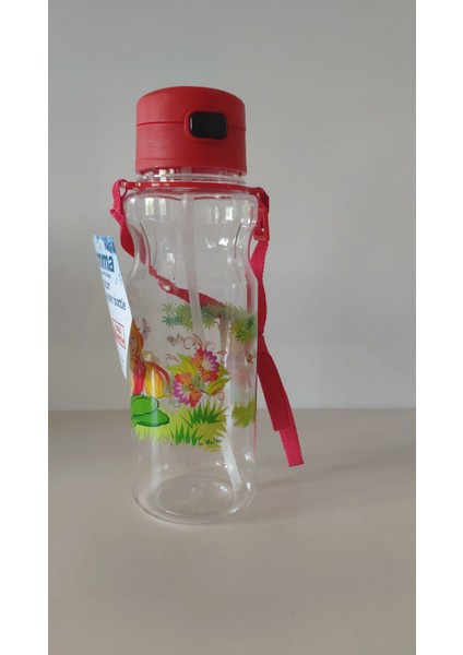 614 Tritan Matara Suluk 650 ml Kırmızı
