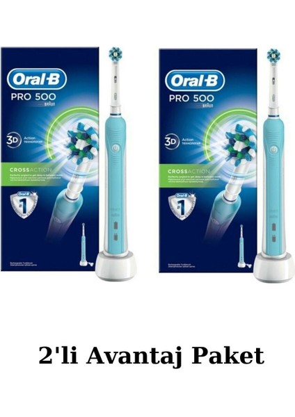 D16 Pro-Care 500 Cross Action Şarjlı Diş Fırçası