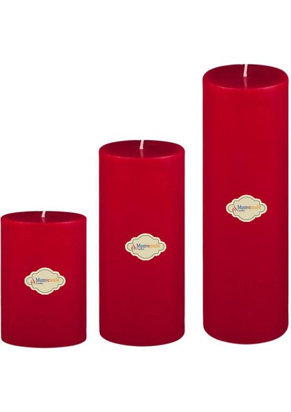 Big Çap 10 cm Set Mum Kırmızı