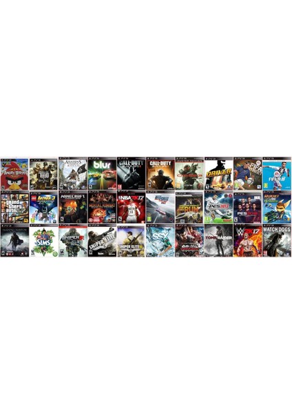 Playstation 3 Super Slim 320 GB + 30 Güncel Oyun fiyatları