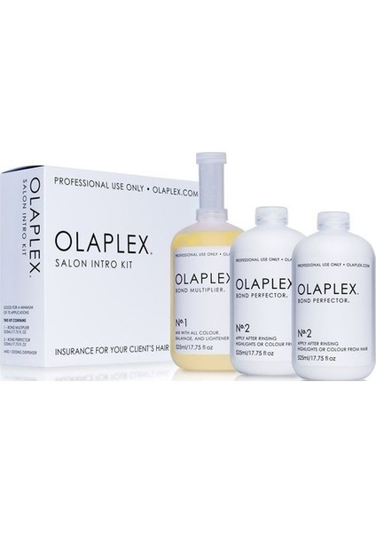 Olaplex Salon Intro Kit / No.1 + No.2 / 525 ml - Bakım Seti