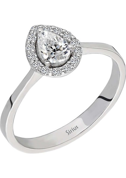 G Renk 0,68 Karat Damla Kesim Pırlanta Tektaş Yüzük 0441R0009 fiyatları