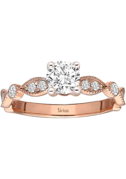 Toplam 0,93 Karat Pırlanta Vintage Tektaş Yüzük 0441R0016