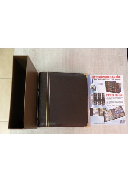 Kasetli Albüm -1502-Kağıt Para Madeni Para Fdc Kartpostal Için Kr
