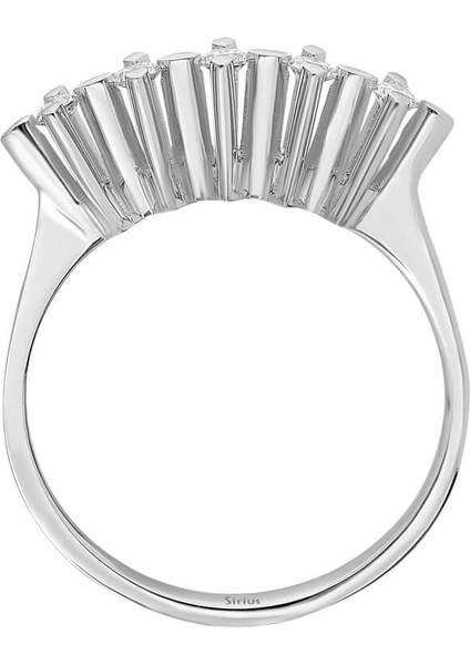 F Renk 0,18 Karat Pırlanta 5 Taş Yüzük 0441R0025 modelleri