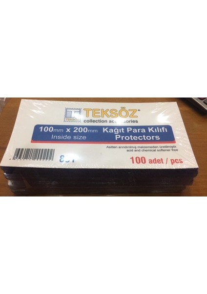 Kağıt Para Kılıfı 145 MMX210 mm 100 Adetlik Paket