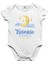Twinkle Twinkle Moon Star Beyaz Bebek Body 1