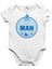 Little Brave Man Beyaz Bebek Body 1
