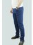 Erkek Yüksek Bel Regular Fit Pamuklu Kot Pantolon 4