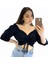 Önü Bağcıklı Jessica Kumaş Bluz 1