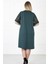 Kimono Kol Yeşil Büyük Beden Elbise 31B-1180 3