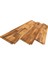 Interbuild Akasya Masif Ahşap Duvar Panelleri Shiplap 1219X152X10 Mm, 5'li Paket,altın Tik 3