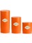 Small 3 Lü Set Mum Çap 7 cm Turuncu 1