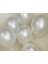 12 Inç Metalik Beyaz Balon 25'li 1