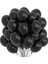 12 Inç Pastel Siyah Balon 30'lu 1