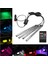 Araç Içi Ayak Altı Led Müziğe Sese Duyarlı Kumandalı Rgb Aydınlatma Çakmak Girişli 12 V 4