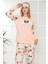 Welsoft Polar Kadın Manşetli Pijama Takımı 8406 1