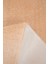Modern Dekoratif Halı Jel Kaymaz Taban Peluş Puffy Yuvarlak Bej Cappuccino 3