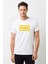 Pubg Baskılı Beyaz Erkek Örme Tshirt 1