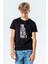 The Last Of Us Part 2 Baskılı Unisex Çocuk Siyah T-Shirt 1