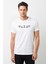 The Witcher Signs Yatay Baskılı Beyaz Erkek Örme Tshirt 1