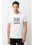 I'm Not Weird I'm Limited Edition Baskılı Beyaz Erkek Örme Tshirt 1